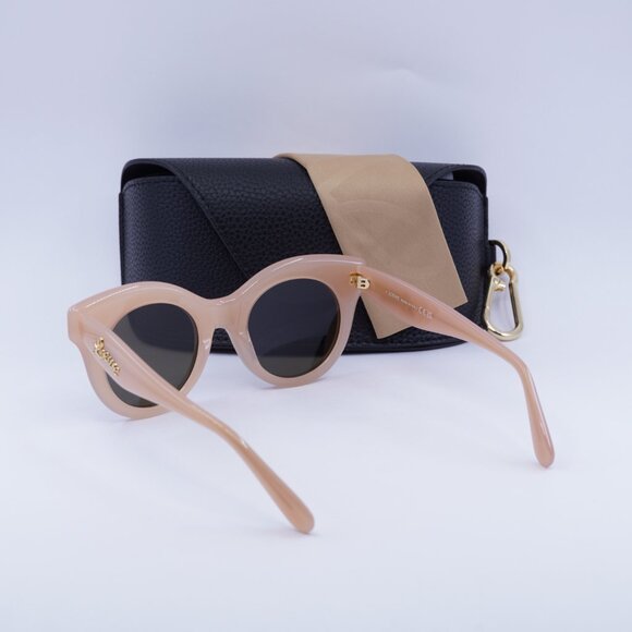 Loewe LW40126I 72E Sunglasses Pink Round Frame, Grey Lenses - Picture 10 of 10